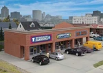 Walthers 933-4115 Cornerstone Modern Shopping Center Building Kit. Fixed Price $35.98.