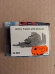 Ghq 53-007 N-scale Utility Trailer With Bobcat Model Railroad. Fixed Price $16.99.