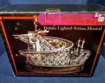 Enesco Colossal Coaster Deluxe Victorian Lighted Action & Musical Roller. Fixed Price $155.00.