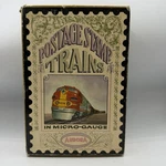 Aurora Postage Stamp Trains Micro Gauge Set 4711 Santa Fe Fast Freight - Partial. Fixed Price $31.99.