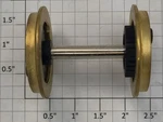 Lionel 85101-504 Scale 0-6-0T Steam Locomotive Front Geared Wheel Set. Fixed Price $6.00.