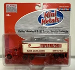Mini Metals Ho Scale Carling Brewing Hi R-190 Tractor / Trailer Set #31149. Fixed Price $18.99.