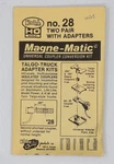 Kadee 28 Ho 20-SERIES Coupler Medium (19/64) Center-set Shank Two Pair. Fixed Price $9.99.
