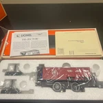 Look! Lionel Train 6-18427 # 55 Prr Tie-jector Car Free Shipping. Fixed Price $59.99.