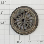 Lionel 227-39 Geared End Wheel With Nickel Rim. Fixed Price $5.00.