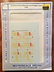 Microscale Decal 60-658 Golden West Service Freight Cars 1990 Mip. Fixed Price $12.00.