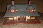 Vintage Plastic Ahm 15811 Ho Mainline Station Building Already Built Nice Cond.. Fixed Price $24.00.