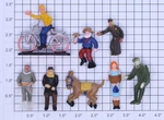 Acme 0706-1059 Gauge Action Figure Assortment (set Of 8). Fixed Price $20.00.