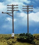Atlas 775 Telephone Poles PKG(12). Fixed Price $8.99.