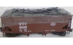 K-line Die Cast New York Central 2 Bay Hopper Car W/ Coal #365363 Scale Nyc. Fixed Price $54.95.