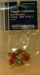 New Miniatronics 36-100-05 Sub-mini 3A Dpdt Toggle Switches Pack. Fixed Price $17.29.
