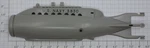 Lionel 3830-104 Gauge Gray "u.s. NAVY-3830" Submarine Left Hull Side. Fixed Price $10.00.