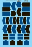 Microscale 87-440 Ho Diesel Anti-glare Nose Panels Dark Blue & Black. Fixed Price $9.06.