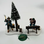 Department Lumberjacks Set Of 2 Heritage Village Collection 56590. Fixed Price $14.99.