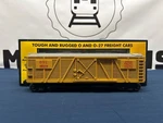 Mth Union Pacific (yellow & Silver) #48216 Stock Car RK-7107L. Fixed Price $24.99.