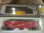 Mth Railking 30-8013 Die-cast Cb&q 4-BAY Hopper W/ Coal Load #220599. Fixed Price $65.99.