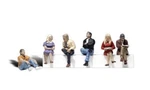 Woodland Scenics People Sitting Train Figures A2129. Fixed Price $13.49.