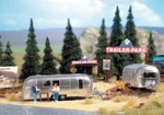 Walthers Scenemaster Ho Scale Camp Site With Two Trailers Kit 949-2902. Fixed Price $30.75.