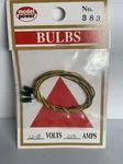 Model Power 383 Ho 12-16 Volt Bulbs (pack Of 3) Nip. Fixed Price $5.00.