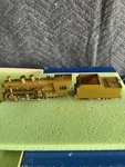 Vtg. Daiyoung Ho Brass Locomotive, Tender Class I-1 2-10-0, 917, West Md, PC19. Fixed Price $344.99.