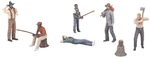 Mth Railking 30-11057 Outdoor People, 6-PIECE Figure Set, Gauge. Fixed Price $14.99.