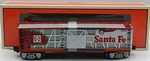 Lionel 6-58535 Gauge Santa Fe War Bonnet Transparent Boxcar Mt/box. Fixed Price $96.79.