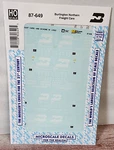 Burlington Northern Railroad Freight Cars Microscale Ho Decal 87-649. Fixed Price $6.95.