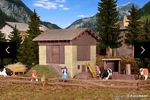 Kibri Barn With Accessories 38814 Ho Scale. Fixed Price $27.00.