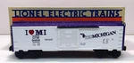 Lionel 6-9486 Gauge Love Michigan Boxcar #9486 Ln/box. Fixed Price $15.99.