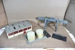 Faller Kibri Job Lot Of Ho Locomotive Shed Oil Tank Refinery Gantry Crane 9OG. Fixed Price $85.20.