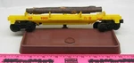 Lionel 9303 Union Pacific Dump Car With Logs & Tray. Fixed Price $40.00.
