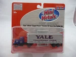 Cmw Mini Metals Yale White Super Power TRACTOR/32' Aerovan Trailer Set Nip Ho. Fixed Price $32.95.