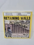 New Woodland Scenics Ho C1260 3 Timber Retaining Walls Sealed. Fixed Price $14.99.