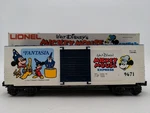 Lionel 6-9671 Gauge Disney Fantasia Hi-cube Boxcar #9671/BOX. Fixed Price $32.38.