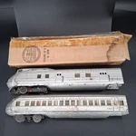 Vintage Lionel 752E & 754 Union Pacific Streamliner Gauge Silver Metal 2PC. Fixed Price $109.99.