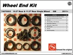 American Axle 74070003 Chevy/gmc Wheel Bearing Kit Rear. Fixed Price $195.99.