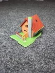 Faller 1:220 Z Scale Country Residence Fully Assembled. Fixed Price $9.99.