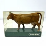 Vintage Elastolin Preiser 5303 Brown Cow Figure Hand Painted Nos Made Germany. Fixed Price $19.95.