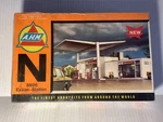 Ahm 5926 Scale Exxon Gas Station Building Kit Sealed. Fixed Price $24.99.