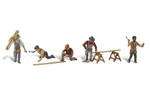 Ho Woodland Scenics A1947 Scale Carpenter Crew. Fixed Price $20.35.