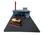 Bachmann Drive Hamburger Stand Scale Railroad Buildings 55-7209. Fixed Price $18.00.