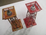 2 Vintage Lionel #394 Search Light Towers For Parts Repair.. Fixed Price $15.00.