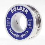 Miniatronics Rosin Core Solder 4OZ. 60/40 - Model Railroad Electrical Accessory. Fixed Price $14.69.