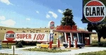 Blair Line 187 Ho Scale Clark Oil Gas Station Laser-cut Building Kit. Fixed Price $32.99.