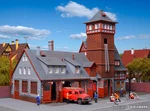 43767 / Vollmer Ho Kit Of Fire Station Base, Five Track. Fixed Price $84.99.