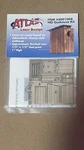 Atlas - Scale #4001008 All Wood Outhouse Kit Nos. Fixed Price $12.95.