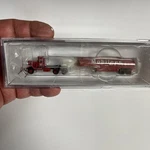 N-scale Trainworx 55017 Mobilgas Peterbilt 350 Fuel Tanker. Fixed Price $60.00.