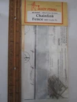 Alloy Forms Ho 1/87 Scale Chain Link Fence Building Kit 2009 Train Layout. Fixed Price $12.95.
