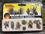 Woodland Scenics Scale 'hobos' Painted Freestanding Figures A1860 Nib. Fixed Price $19.99.