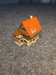 Vollmer Z Scale # 49533 Story German House W/ Pergola Fully Assembled. Fixed Price $39.99.